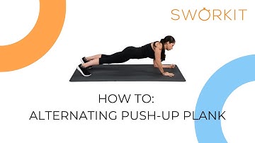 Alternating Push Up Plank Exercise