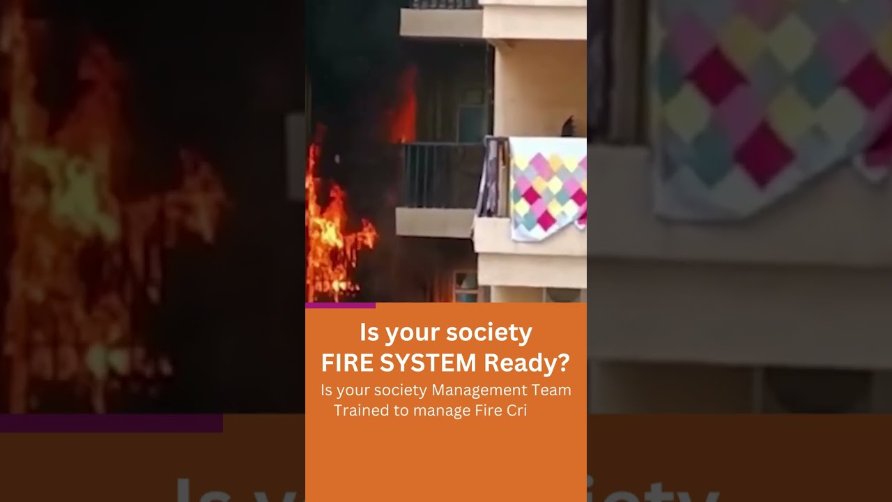 Blazing Fire in Noida Society: Latest India News