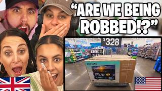 British Family Reacts to Brit Visits a Super Wallmart in America - IT'S INSANE!