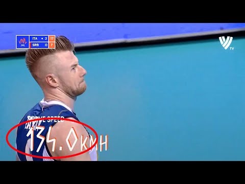 Ivan Zaytsev Serve 134 Km/h!! | New World Record? | Volleyball National League