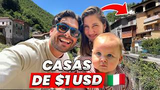 ITALIA NOS VENDE ESTAS CASAS POR $1 DOLAR CON ESTA CONDICIÓN 🇮🇹 😱 ¿LA COMPRAMOS?