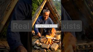 Old Man Fishing in a Peaceful Chinese Forest 🎣🌿 #shorts #food #nature #china