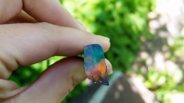 Fantastic Australian Multi Color Opal Doublet from KGC
