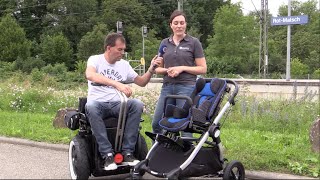 Reha-Kinderwagen Rollstuhl Buggy