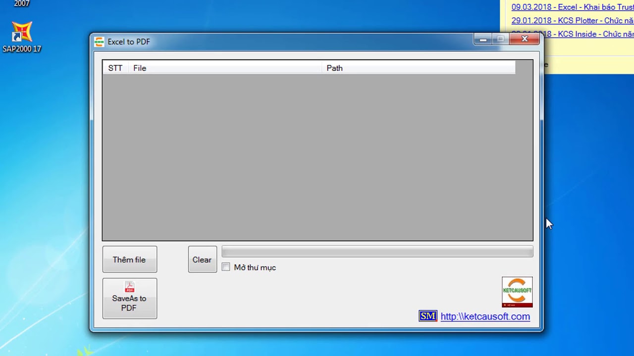 Excel to PDF – Phần mềm hỗ trợ xuất file PDF