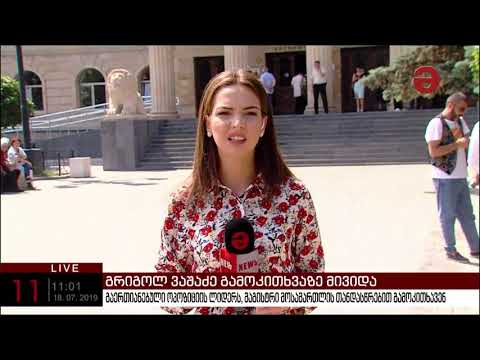 გრიგოლ ვაშაძე გამოკითხვაზე მივიდა