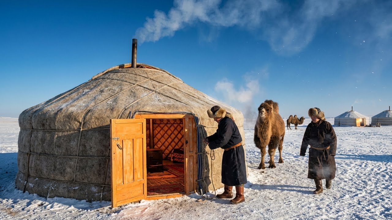 How Mongols Built Felt Tents (Gers) To Survive Winters At -45°C ? | Architecture Documentary