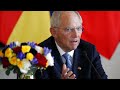 Allemagne :  personnalité politique, Wolfgang Schäuble, est décédé à l&#39;âge de 81 ans