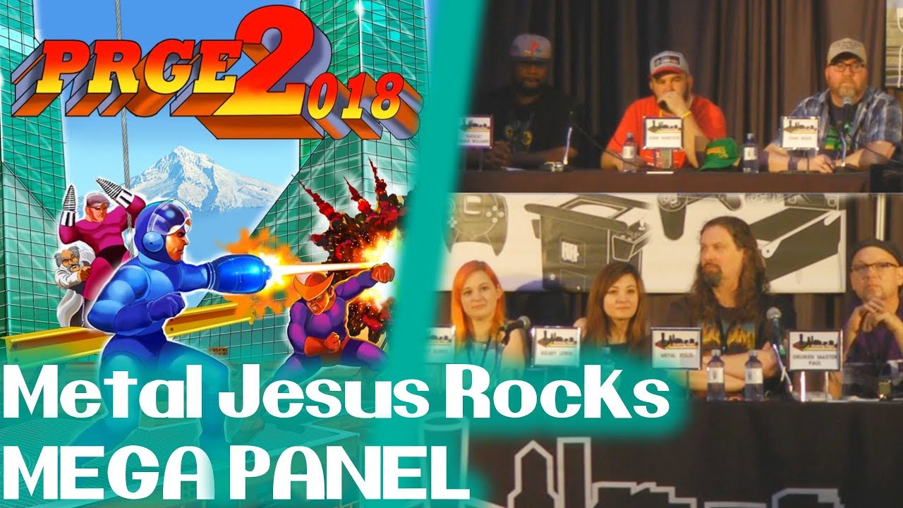 PRGE 2018 - Metal Jesus Rocks SUPER MEGA Panel - Portland Retro Gaming ...