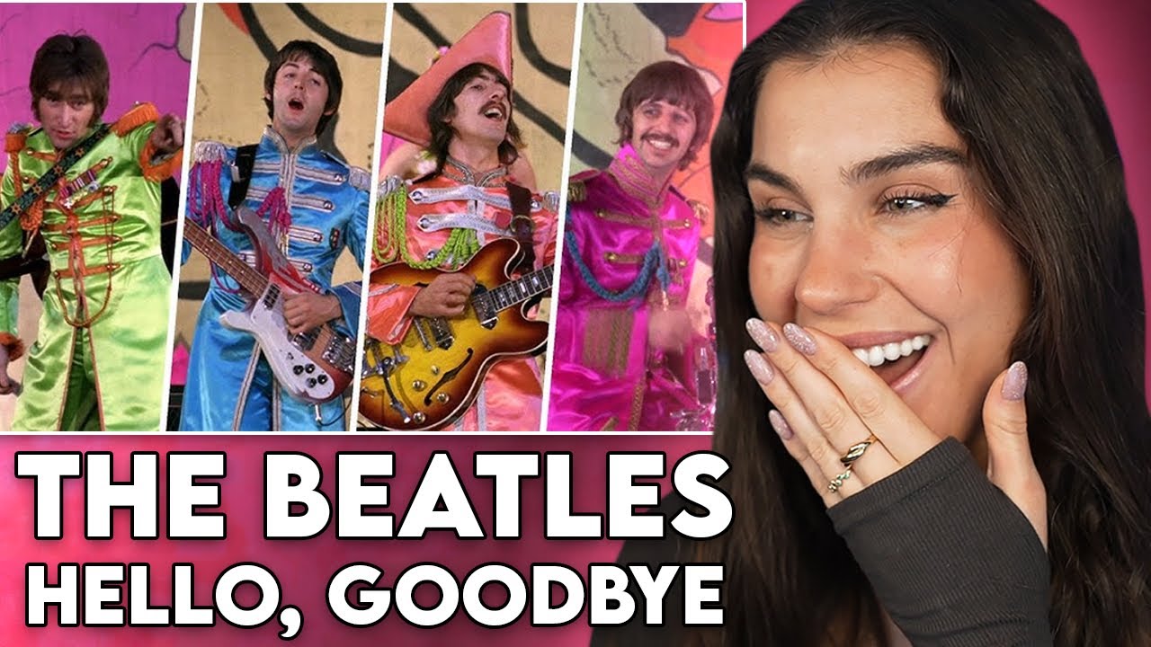 PURE JOY!!! First Time Reaction to The Beatles - "Hello, Goodbye"