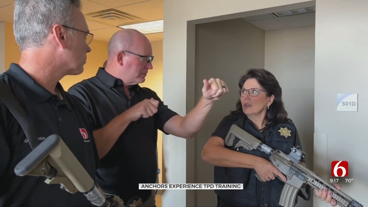 News On 6 Morning Team Experiences Tulsa Police Training Drills