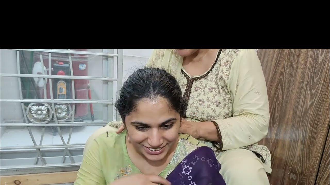 oiling-in-my-curly-hair-neck-massage-asmr-pakistan-youtube