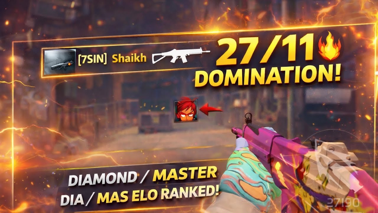 Critical Ops but i carry my team in this intense master ranked | S haikh