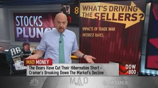 Jim Cramer: Sell some stocks, but it's wrong to panic about a recession