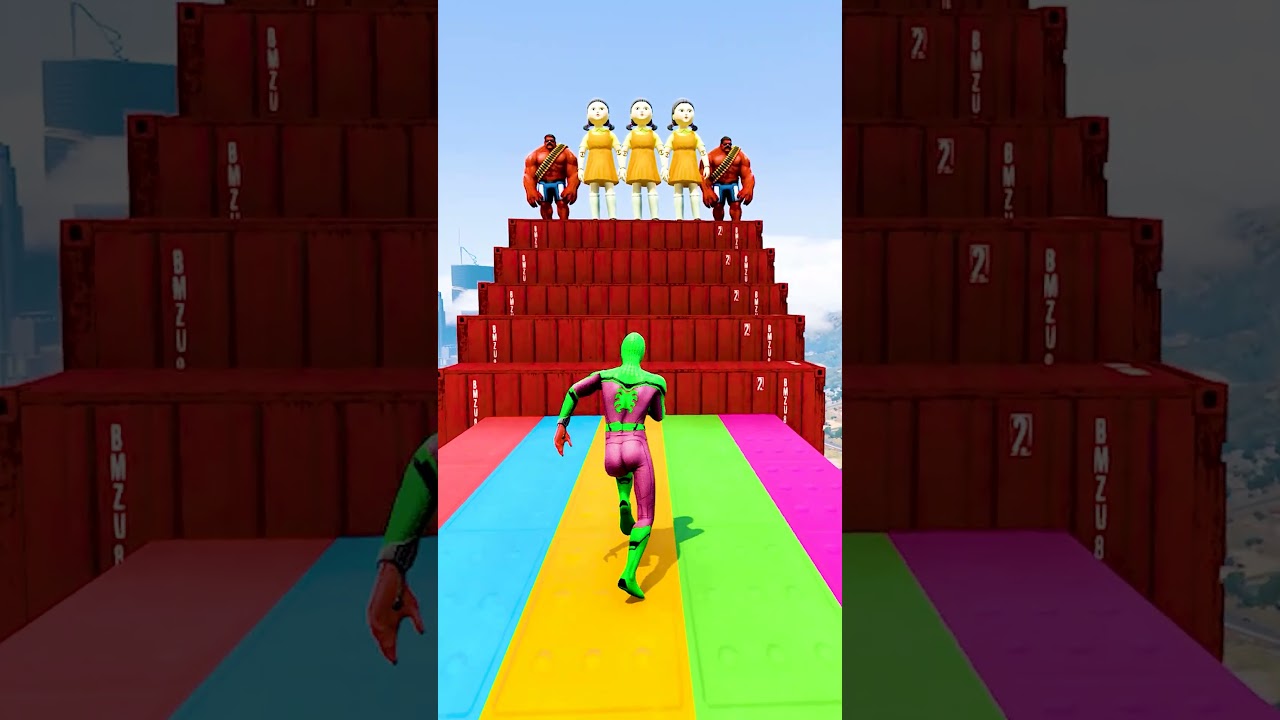 GTA 5 Epic Water Ragdolls | Spider-Man Jumps / Fails ep.16902 