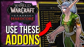 MUST Have Addons For Classic Hardcore | New & Returning Players | Classic WoW