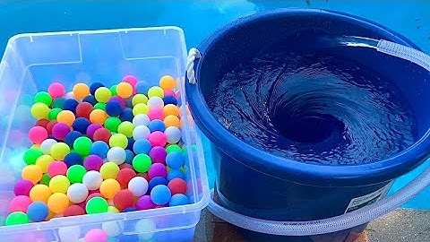 Big Whirlpool vs 500 Ping Pong Balls