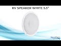 RV Speaker White 5.5"