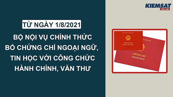 Công văn quy đổi chứng chỉ ngoại ngữ năm 2024