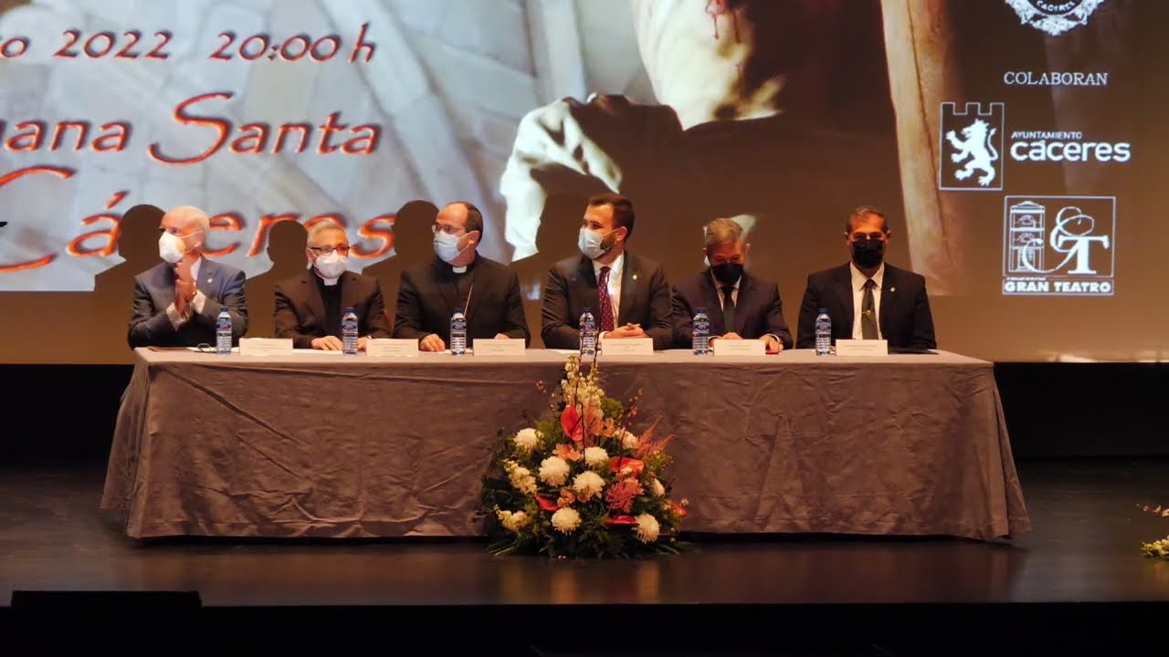 Pregón de la Semana Santa de Cáceres 2022
