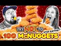Last To Stop Eating McDonald’s McNuggets WINS! | Try Not To Stop Eating Challenge