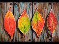 LIVE! Packing Tape Masking Technique for Watercolor // Fall Leaves & Texture