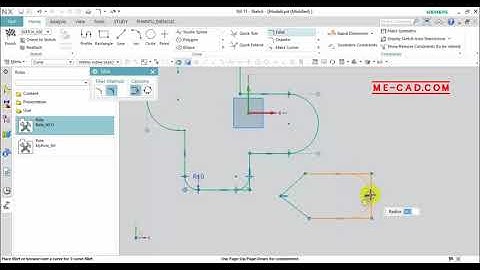 Bài 13  Lệnh hiệu chỉnh bo cung Fillet, vát góc Chamfer và thực hành NX 11