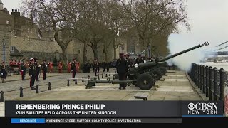 Gun Salutes Held Across United Kingdom In Memory Of Prince Philip