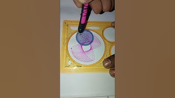 Insane Spirograph Pattern You Must See 😱#art #spirograph