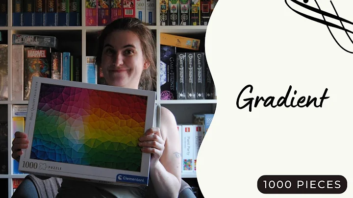 🎨 Gradient Challenge! | Clementoni Jigsaw Puzzle Timelapse (1000 Pieces)