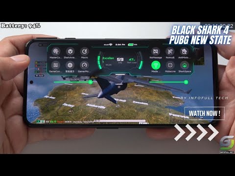 Black Shark 4 test game PUBG New State Max Setting