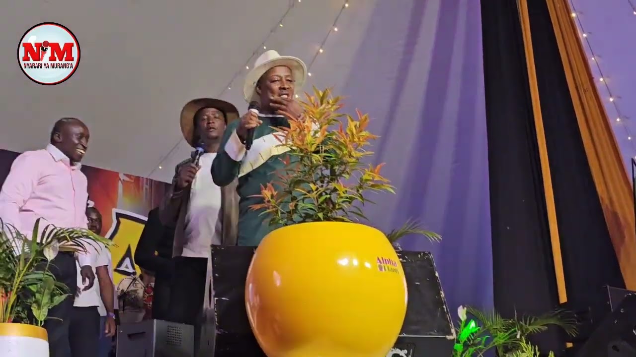 Njogu wa wachira kungaura andu akiina wima fest