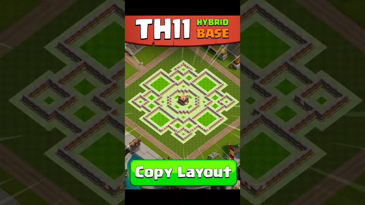 This TH11 Base Protects Loot AND Trophies