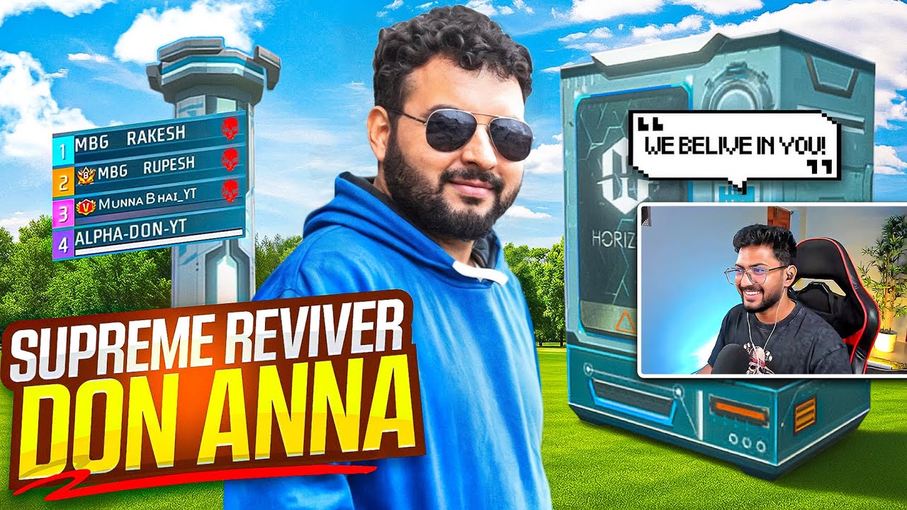 Munna Bhai Funny Commentry About The SUPREME REVIVER - DonyBhai 🤣 - Free Fire Telugu - MBG ARMY