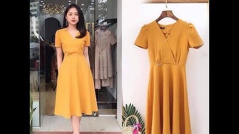 dạy cắt may cơ bản: hướng dẫn cách cắt váy cổ tim chồng theo mẫu|cổ tim chồng,hoàng sơn designer