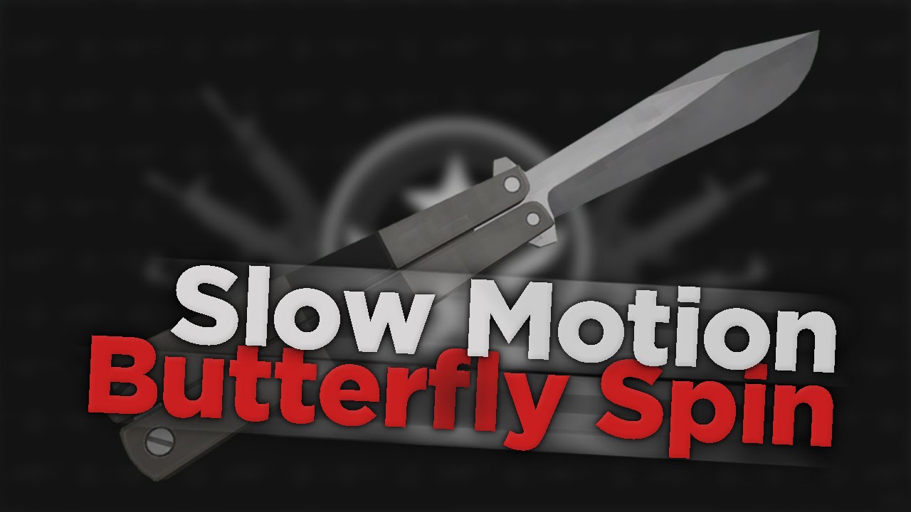 Butterfly Case Hardened - Slow Motion Spin | CSGO - YouTube