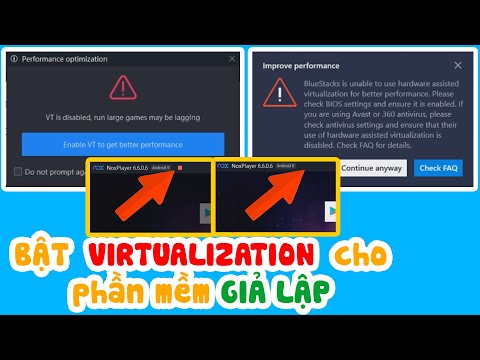 Hướng dẫn bật VIRTUALIZATION cho phần mềm GIẢ LẬP | Tải Game Thôi