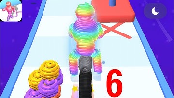 Rope-Man Run All Level Gameplay Walkthrough #6 - Level 101-120 (Android, IOS)