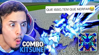 Thumbnail for CRIEI o MELHOR COMBO de KITSUNE do Blox Fruits *tem ate click* 😱