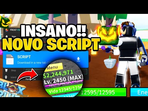 💥 INSANOO!!! NOVO EXECUTOR E SCRIPT BLOX FRUITS PARA CELULAR NOVAS FUNÇÕES AUTO FARM - (MOBILE e PC)