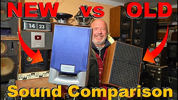 OLD VINTAGE TESLA vs NEW Modern AIWA - BOOKSHELF SPEAKERS Sound Comparison Test