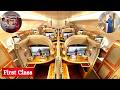 Emirates A380 First Class Dubai To Singapore Flight 4K Full Review