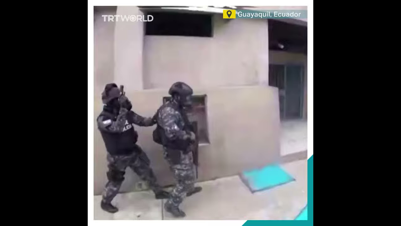 Dramatic Footage Shows Ecuador Police Trying To Subdue Prison Riots