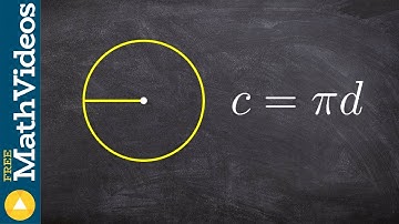Finding the radius when given the circumference