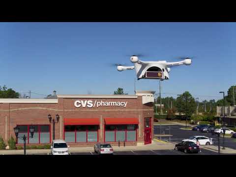 CVS Pharmacy faz entrega com drone