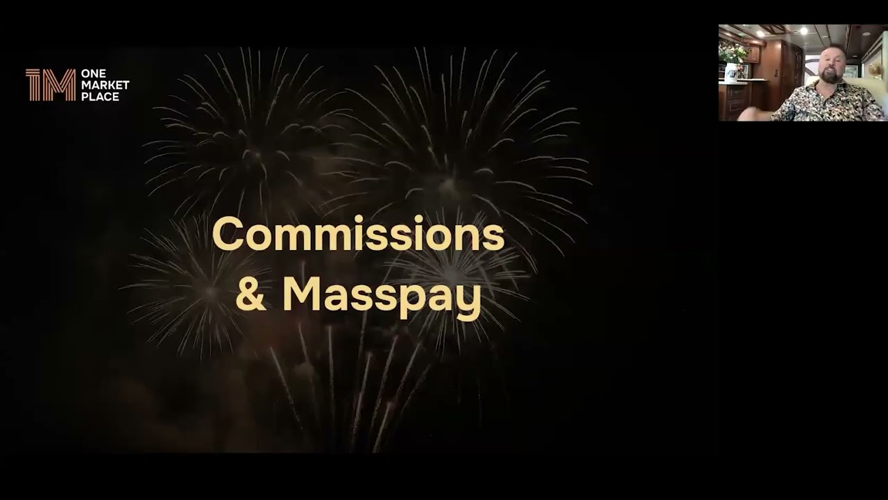 sept 24 2025 ONEMARKETPLACE UPDATES TO INCLUDE LIVE COMMISSIONS NOW IN YOUR BACKOFFICE.