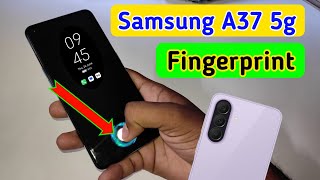 Samsung a37 5g display fingerprint setting/Samsung a37 fingerprint screen lock/fingerprint sensor