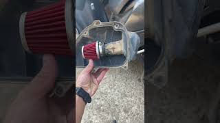 Honda dio bs6 Performance Air Filter install