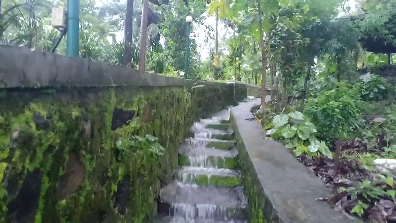 Rippling and burbling of water at ecoplanet