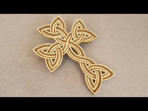 Making of 3D Celtic cross